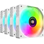 Mars Gaming Kit 4 Ventiladores MF-SI4KIT ARGB Infinity Blanco